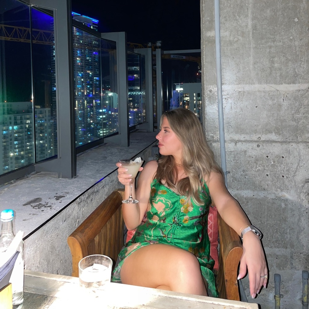 ZARA SATIN SUMMER green dress!